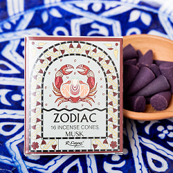 【6個セット】〔かに座〕ムスクの香り　ゾディアック　黄道十二星座のコーン香 - サブ2
