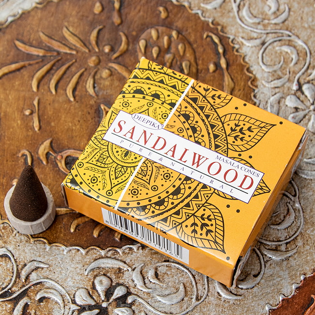 【6個セット】Deepika コーン香 Sandalwood 2 - 全体写真です
