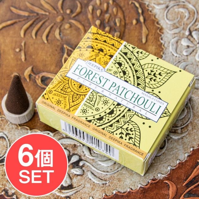 【6個セット】Deepika コーン香 Forest Patchouliの写真