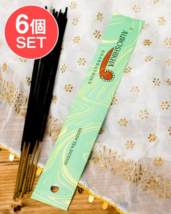 【6個セット】オウロシカ香 - グリーンティー(GREEN TEA)の香りの写真