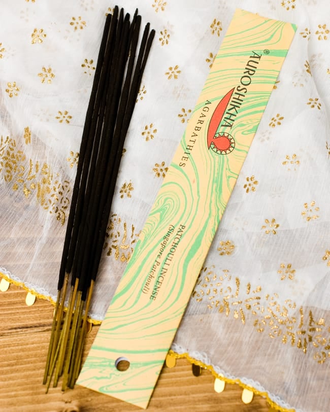 【6個セット】オウロシカ香 - パチョリ(PATCHOULI)の香り 2 - スティック状のお香です。一本一本丁寧に作られています。