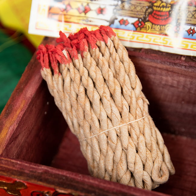 【6個セット】Amitabha Bhuddha　アミターバ・ブッダ　阿弥陀如来のロープ香 5 - 中身はこちら
