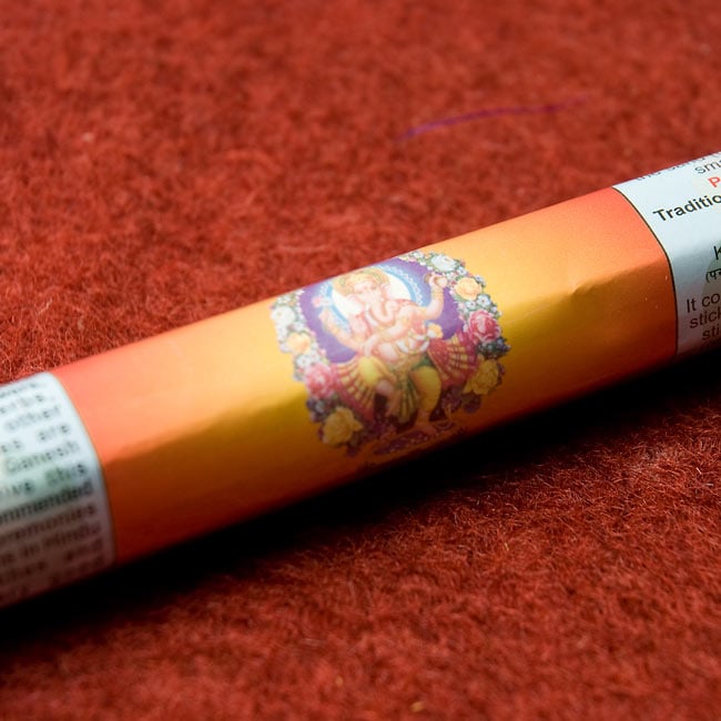 【6個セット】SHREE GANESH DHOOP ガネーシャのお香 3 - パッケージをアップにしてみました。