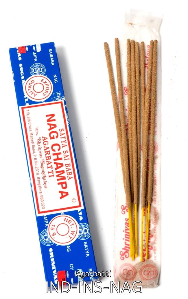 12個まとめ買いセット】ナグチャンパ[15gタイプ] Satya Sai Baba Nag Champa Agarbatti の通販 