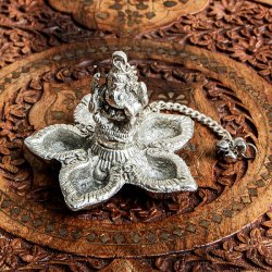 ホワイトメタルのコーン香立て【ガネーシャ】