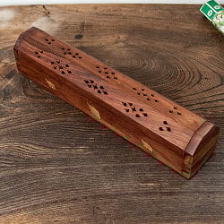 シーシャムウッドの 木製 箱型香立て 象さん - サブ2