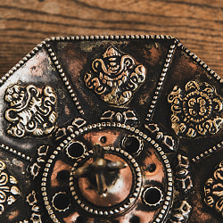 チベット香用蓮型お香立て【約13cm×約9cm】 - サブ3