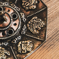 チベット香用蓮型お香立て【約13cm×約9cm】 - サブ4