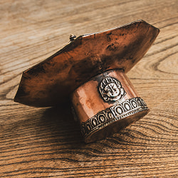 チベット香用蓮型お香立て【約13cm×約9cm】 - サブ5