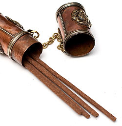 ネパールの円柱型お香箱 - 小 - サブ5