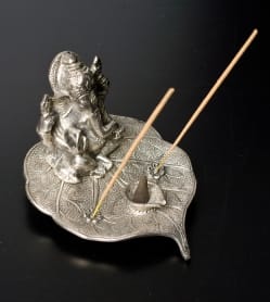 ホワイトメタルのガネーシャ香立て - サブ2