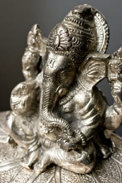 ホワイトメタルのガネーシャ香立て - サブ3