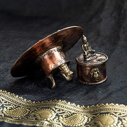 チベット香用アンティークお香立て[直径：約10.5cm] - サブ4