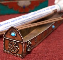 チベット香用アンティックお香立て【大】