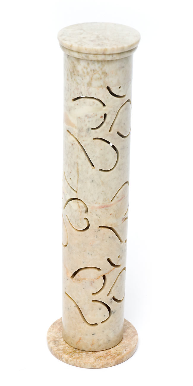 ソープストーン 筒型香立て - 蔦の写真