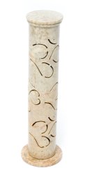 ソープストーン 筒型香立て - 蔦の商品写真