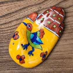 ジャイプール陶器の手のひら型お香立ての商品写真