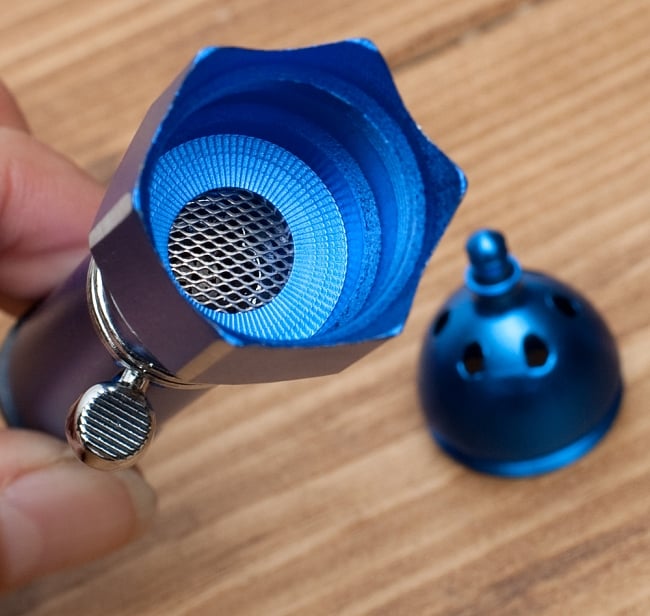 ポータブル モスク型 レジン香用香炉 5 - 中には網が入っています