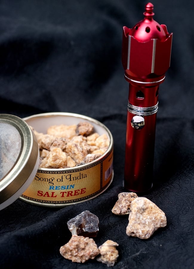 ポータブル モスク型 レジン香用香炉の写真