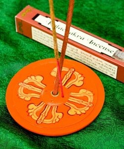 インド香&ネパール香立て -ヴァジュラ 【直径約9.4cm】