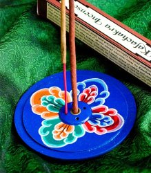 インド香&ネパール香立て 【直径約9cm】