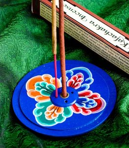 インド香&ネパール香立て 【直径約9cm】