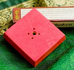 蓮の花のインド香＆ネパール香立て【1辺約5.8cm】 - サブ4