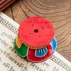 蓮の花のインド香＆ネパール香立て(小)【直径約5.5cm】 - サブ4