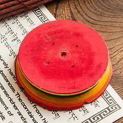 蓮の花のインド香＆ネパール香立て（大）【直径約9cm】 - サブ4