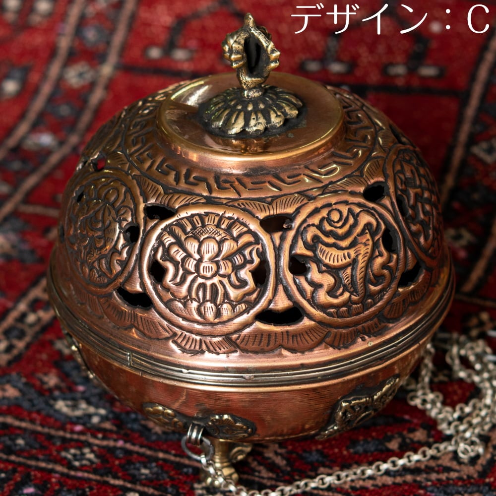 チベタン 香炉 展示品  +おまけのチベタンカップ(展示品だけど汚れあり)