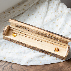 マンゴーウッドのお香立て 山タイプ Lサイズ - サブ4