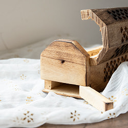 マンゴーウッドのお香立て 山タイプ Lサイズ - サブ5