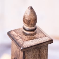 マンゴーウッドのお香立て タワータイプ - サブ3