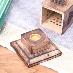 マンゴーウッドのお香立て タワータイプ - サブ4