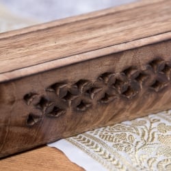 マンゴーウッドのお香立て ルーフオープンタイプ - サブ2