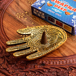 ホワイトメタルお香立て メヘンディ - サブ2