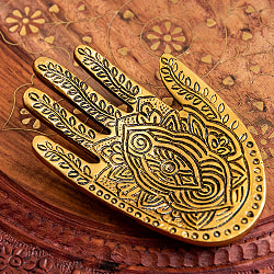 ホワイトメタルお香立て メヘンディ - サブ4