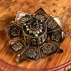 チベット香用蓮型お香立て【約11cm×約6.5cm】 - サブ2