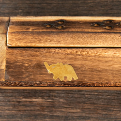 マンゴーウッドのお香立て 象さん スリムタイプ - サブ4