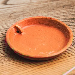 素焼きの素朴なネパール お香立て　ロープ香、コーン香用　小物入れにも - サブ5