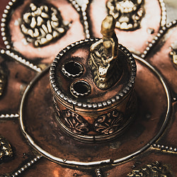 チベット香用蓮型お香立て 【約12.5cm×約15cm】 - サブ2