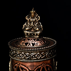 銅造り チベット香用 龍神お香立て 龍神 【約24cm×約10cm】 - サブ2