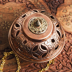 伝統チベタン香炉 吊り下げられるハンギング式 高さ10.5cm - サブ4