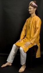 クルタ・パジャマ　【オレンジ】の商品写真