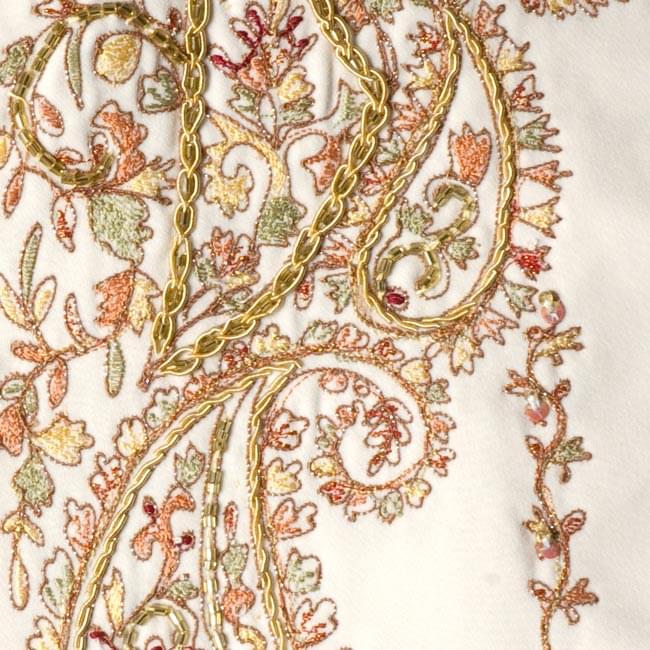 生成り レースganesha 上着 ハンドワークコットンフィレレース 生成り ハンドワークコットンフィレ