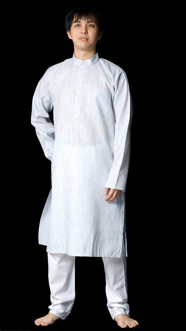 クルタ・パジャマ 【ブルー】の写真