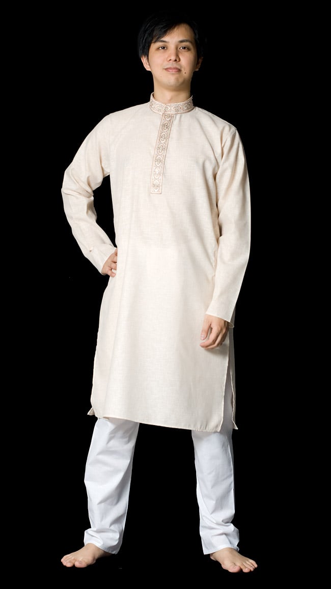 クルタ・パジャマ 【ピンク】の写真