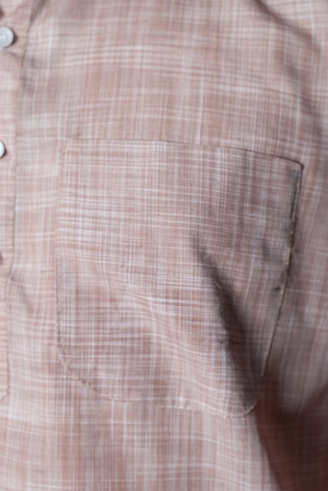 クルタ・パジャマ - 薄小豆色【シンプルコットン】 5 - 華やかな装飾が施されています。