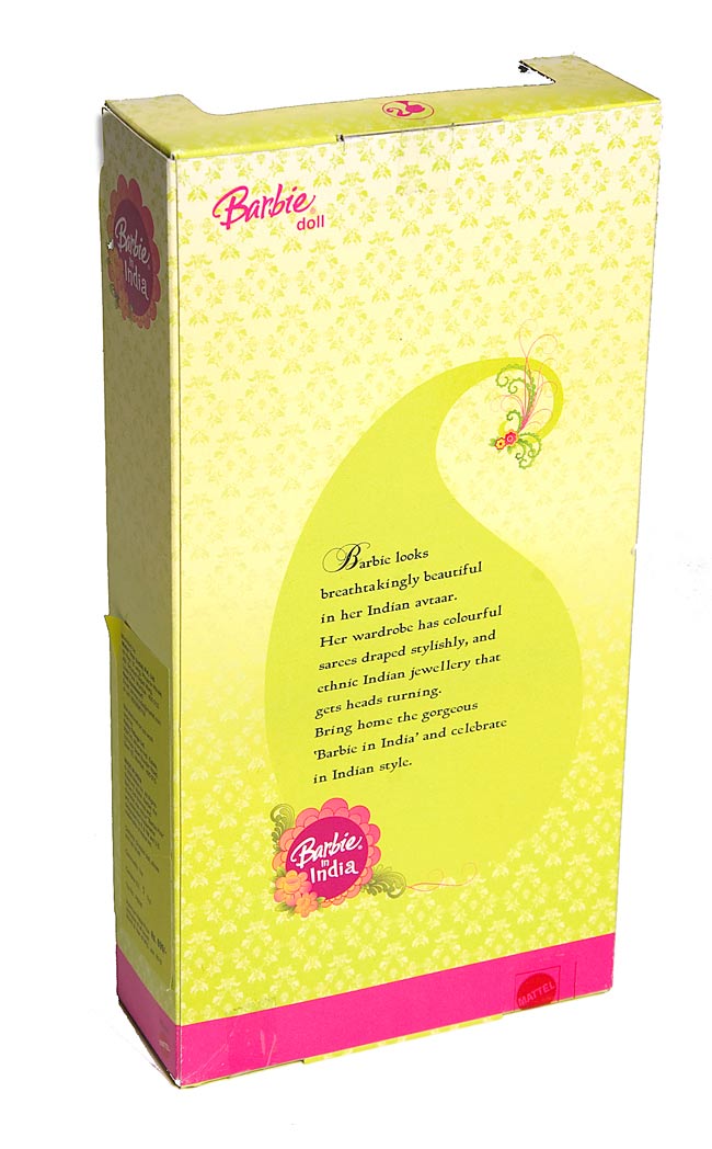 インドのバービー人形 - ピンク×水色サリー の通販[送料無料