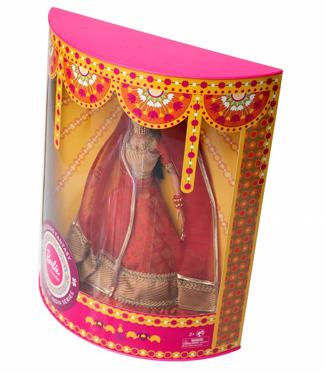インドのバービー人形 - ウエディングファンタジー 5 - パッケージはこんな感じです